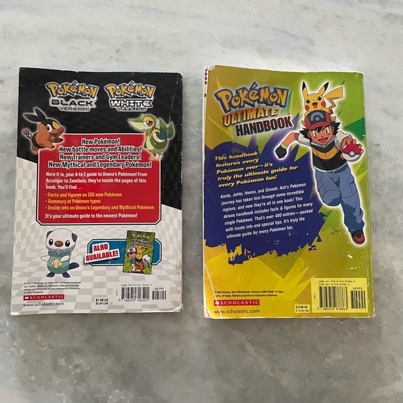 POKEMON SCHOLASTIC HANDBOOK Bundle of 2 - Picture 2 of 8